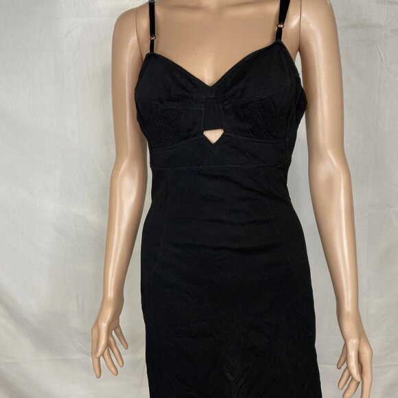 Dolce & Gabbana Vintage Bustier Back Strap Mini Dress Size M / IT 42 | Black - Picture 1 of 10